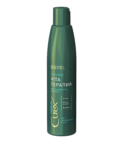 ESTEL, CR250/B18 Бальзам "Vita-терапия" для повреждённых волос CUREX THERAPY (250 мл)