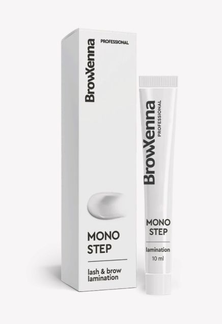 BrowXenna, Mono Step Lami Состав д/ламинирования ресниц и бровей,10 мл ЧЗ