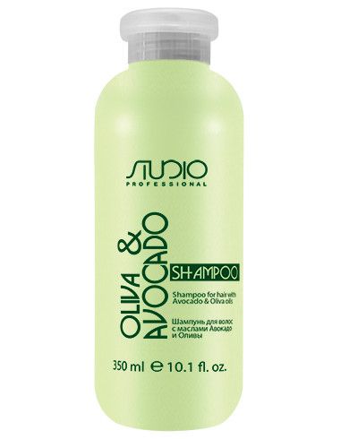 Kapous Studio Professional, Шампунь для волос с маслами Авокадо и Оливы, 350 мл арт.2639 ЧЗ