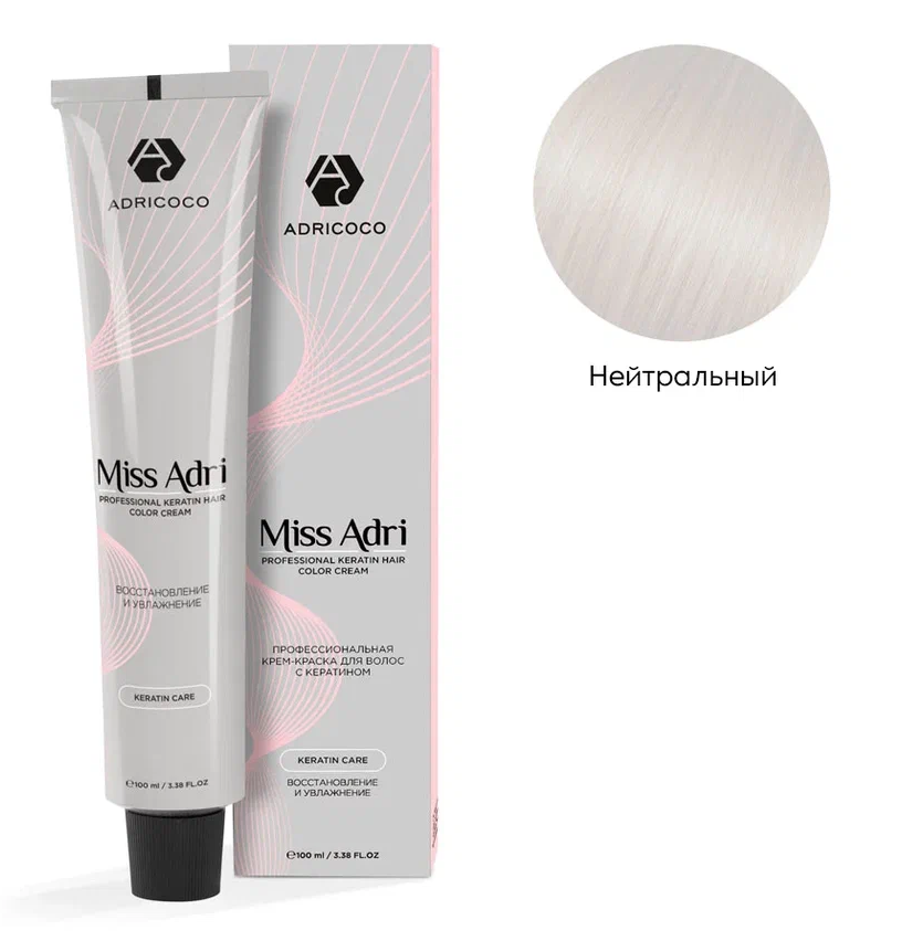 ADRICOCO, К/к д/волос Miss Adri корректор Нейтральный 0/00N 100 мл арт 6247803
