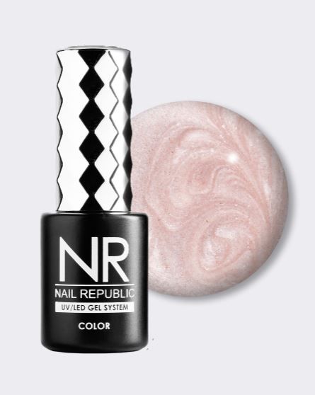 NR, 011 Гель-лак, PEARL PRINT Жемчужная ваниль, 10 мл