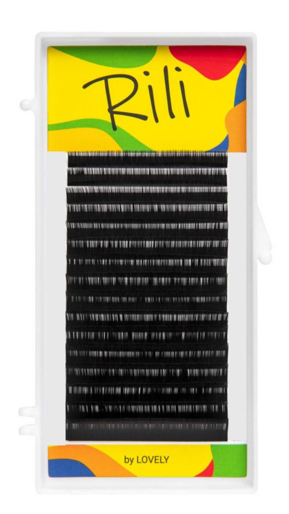 Rili, Ресницы чёрные - 16 линий (D 0.10 11мм)