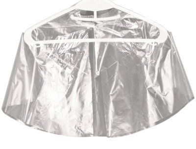 Чистовье, Пелерина полиэтиленовая, прозрачная, радиус 39 см, 25 шт/уп