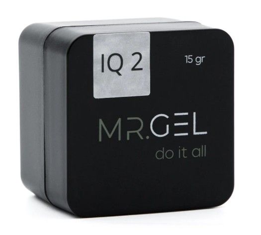 Mr.Gel Nude Mood, гель №2 молочный  с блестками, 15мл