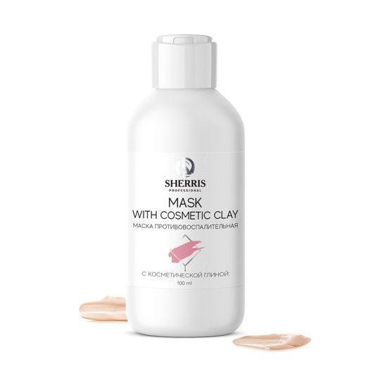 Sherris, Противовоспалительная маска с розовой глиной, 100 мл