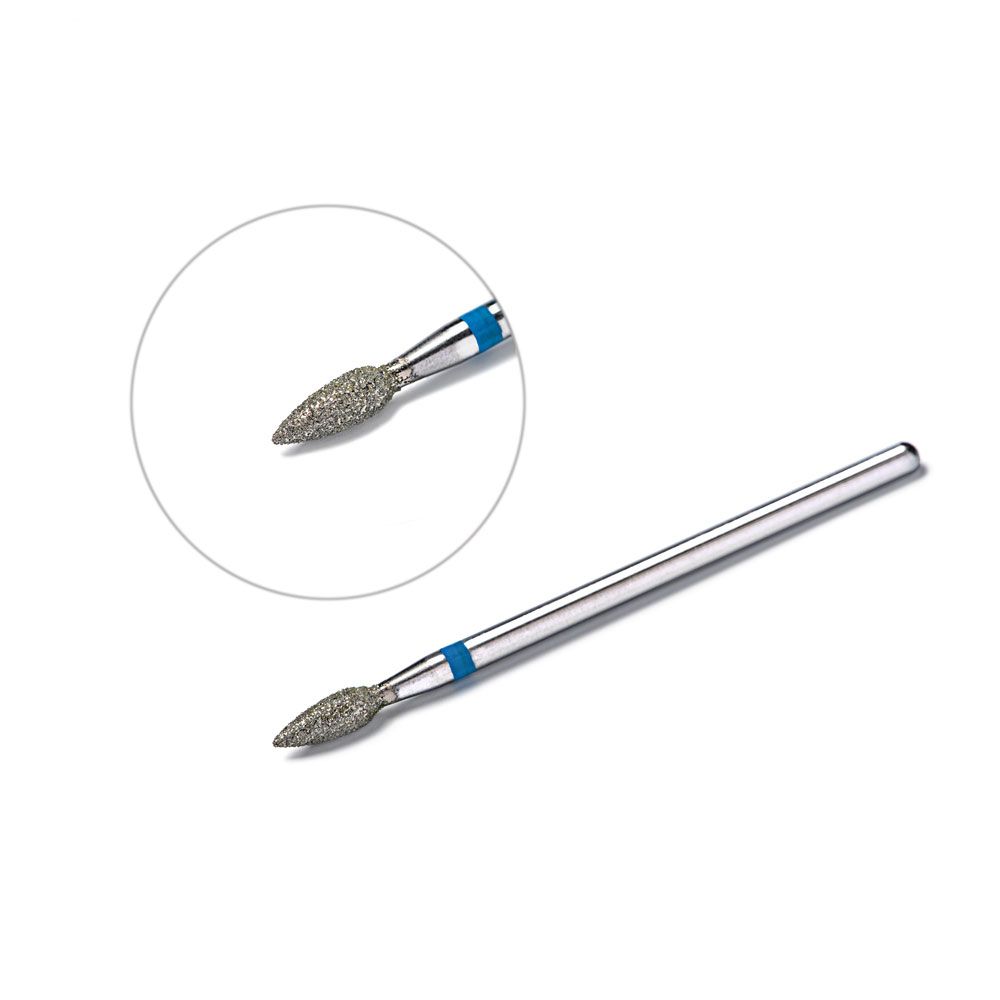 Фреза алмазная, пламя (средняя твердость) 2.7х7.3 мм 1шт