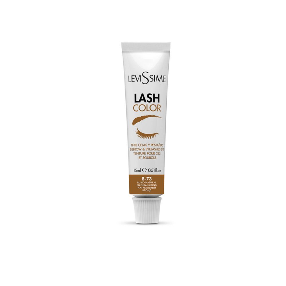 LeviSsime, Краска для бровей Lash Color № 8-73 Натуральный Блонд (Золотисто-коричневый блонд) 15 мл.