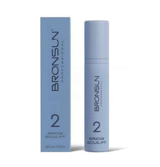 BRONSUN, Состав #2 для долговременной укладки бровей BROW SCULPT, 10 мл