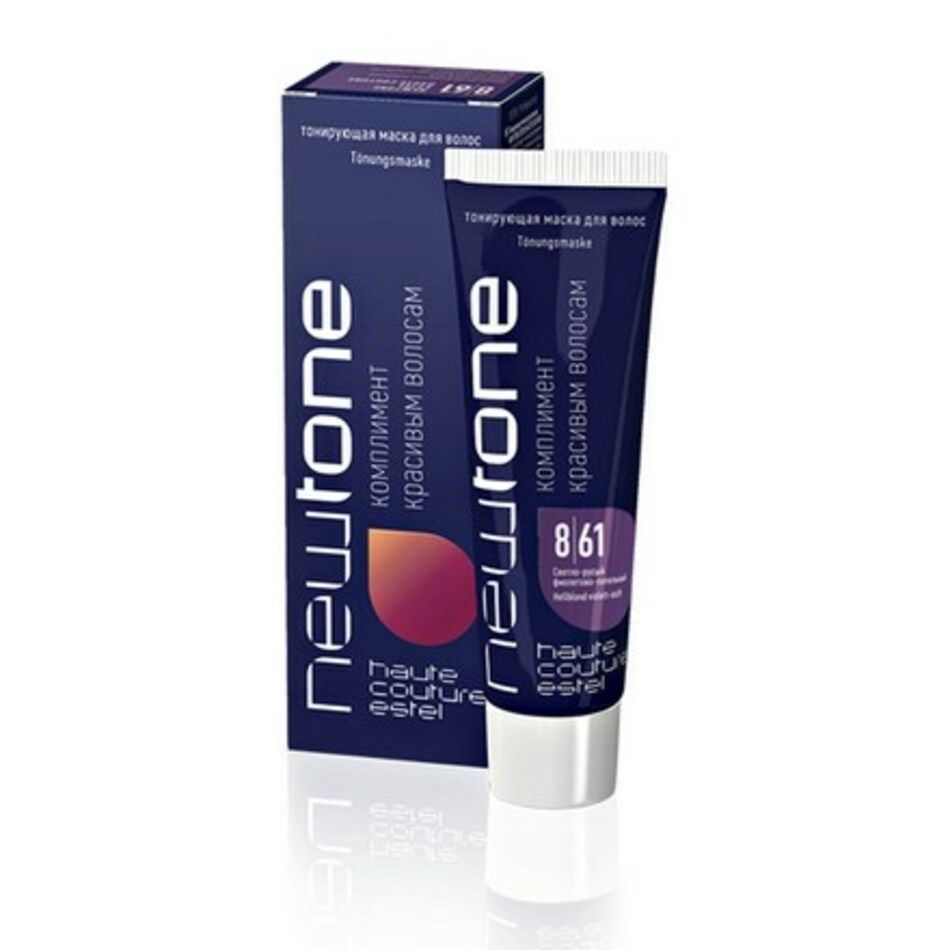 ESTEL, Тонирующая маска для волос NEWTONE 8/61 Светло-русый фиолетово-пепельный, 60 мл