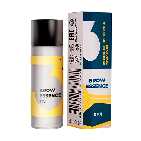Innovator Cosmetics, Состав №3 для долговременной укладки бровей BROW ESSENCE, 8мл