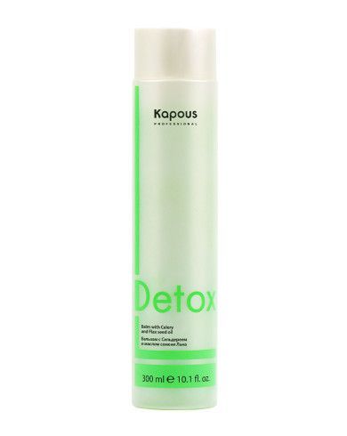 Kapous, Бальзам для волос с Сельдереем и маслом семени Льна "Detox", 300 мл арт.3045