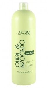 Kapous Studio Professnional, Шампунь для волос с маслами авокадо и оливы, 1000 мл арт.1246