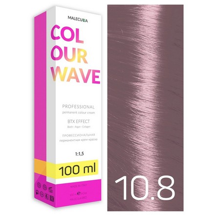 Malecula, Крем-краска 10.8 Platinum Light Pink Blond/Платиновый светло-розовый блонд, 100мл