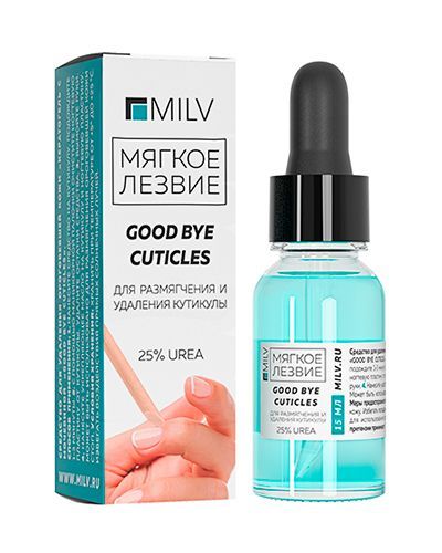 Milv, Кератогель с мочевиной "GOOD BYE CUTICLES". 15 мл ЧЗ