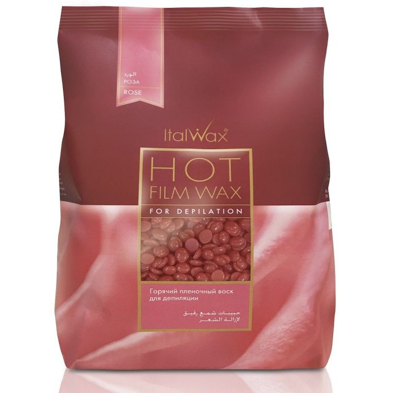ItalWax, Воск горячий (пленочный) "Роза", гранулы, 1000 гр