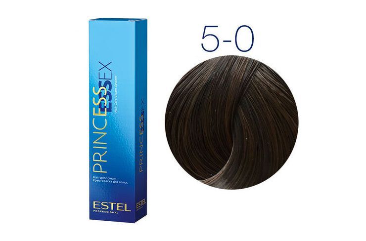 ESTEL PRINCESS ESSEX, 5/0 Крем-краска светлый шатен, 60мл