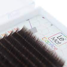 Le Maitre, Ресницы Dark chocolate "Вronze" 20 линий C 0.07 MIX  7-13 mm