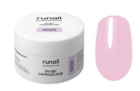 Runail, Камуфлирующий УФ-гель (цвет: лавандовый туман), 15 г №4065