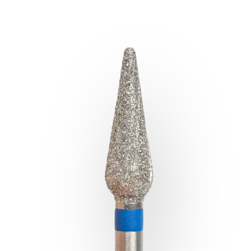 КМИЗ, Фреза алмазная КАПЛЯ мелкой зернистости D4.0 (красный) ФАПЗ 4,0П-12 М батон