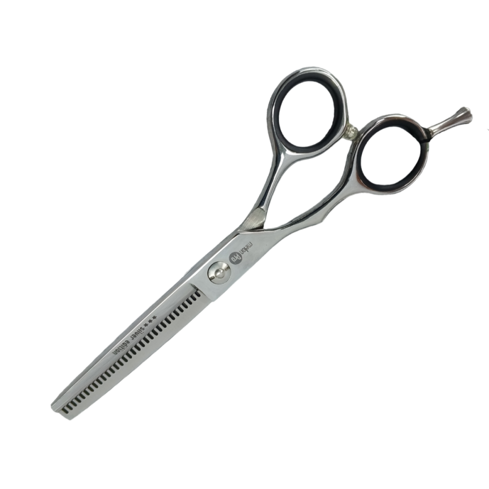 MеlоnРrо, Парикмахерские ножницы silver edition для левши филировочные/эргоном арт.SE/LF-01/5.5/32