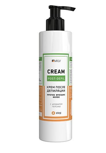 Milv, Крем после депиляции "ПЕРСИК", 250 мл