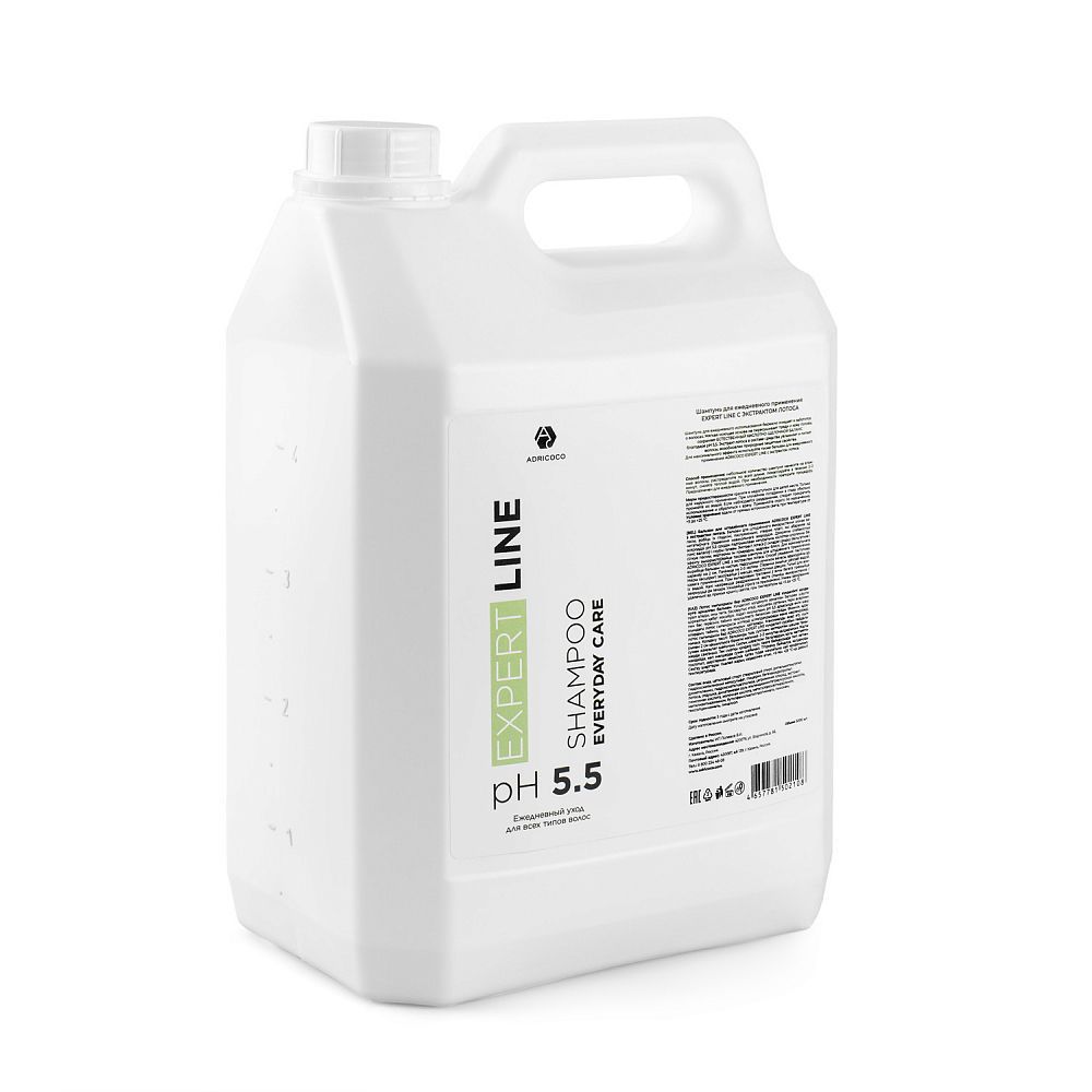 ADRICOCO, Шампунь EXPERT LINE для ежедневного применения с экстрактом лотоса, 5000 мл, арт.1502122