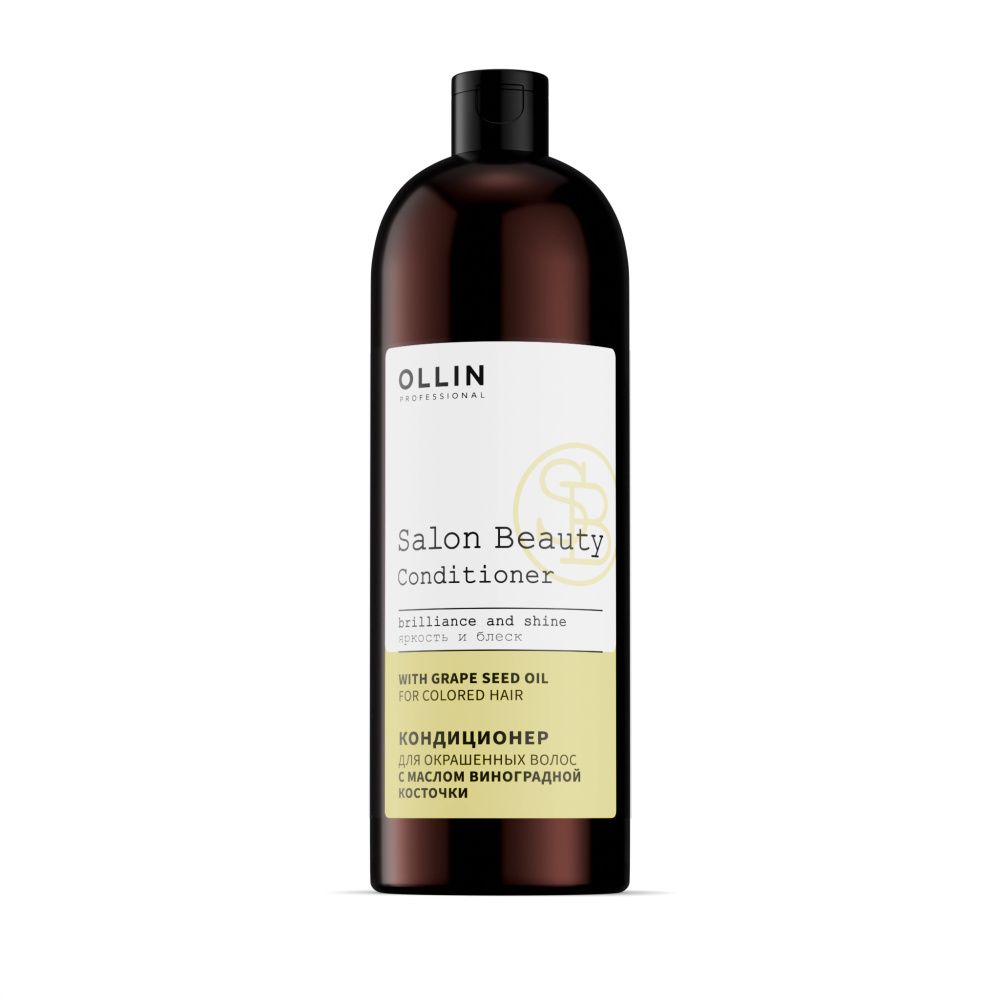 OLLIN, Кондиционер для окрашенных волос с маслом виноградной косточки SALON BEAUTY 1000мл