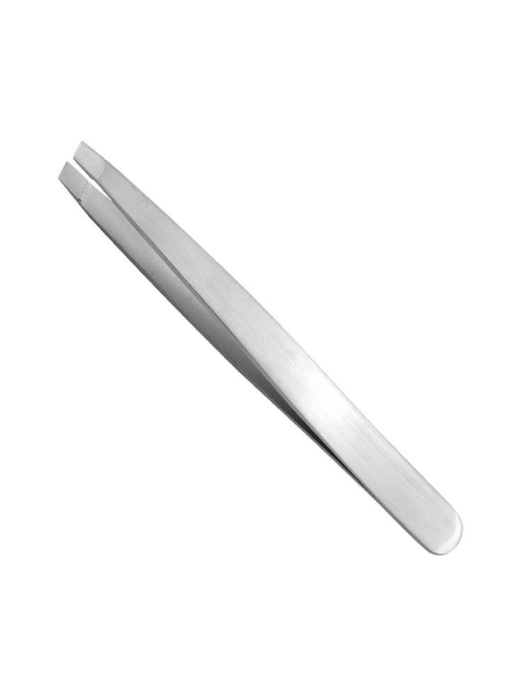 Металекс, Пинцет для бровей матовый, скошенный RT-301