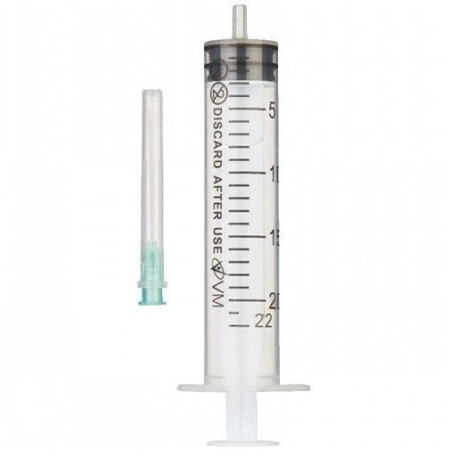 Шприц однор. 20 мл 3-х комп.с иглой 21G х 1 1/2' (0,8х40 мм), 1шт