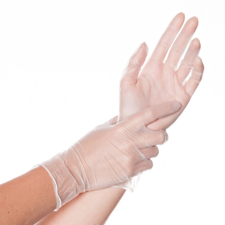 mediOk, Перчатки виниловые, S, 50 пар (Ч/З)