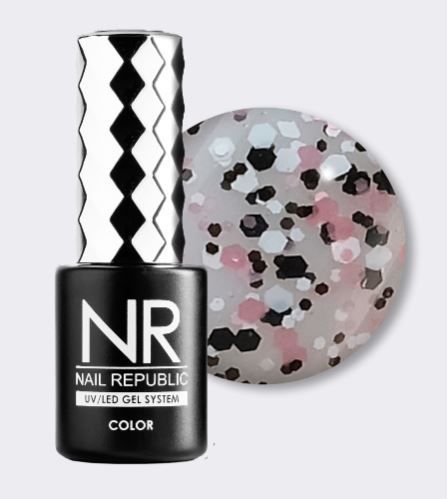 NR, 711 Гель-лак Stone crumb, Розовые мечты, 10 мл