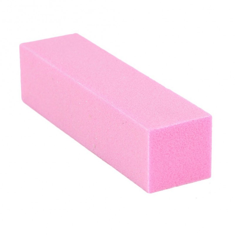 Блок шлифовочный (баф), 120 грит (розовый)