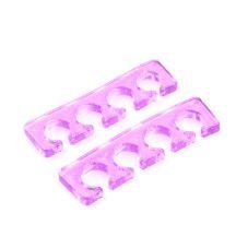 Разделитель для пальцев силиконовый (Расширитель, прозрачно-фиолетовый) 2 шт.