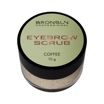 BRONSUN, Скраб кофейный для бровей, 10 г ЧЗ