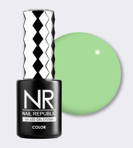 NR, 341 Summer dreams гель-лак, Молодая зелень, 10 мл