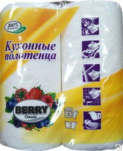Полотенце бумажное (2 рулона)