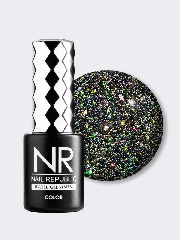 NR, BRIGHT Flash 1092 гель-лак светоотражающий, 10 мл