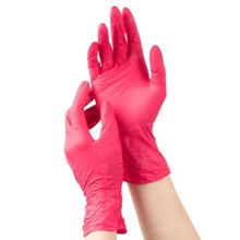 mediOk, Перчатки нитриловые неопудренные Chili, M, Красный, 50 пар