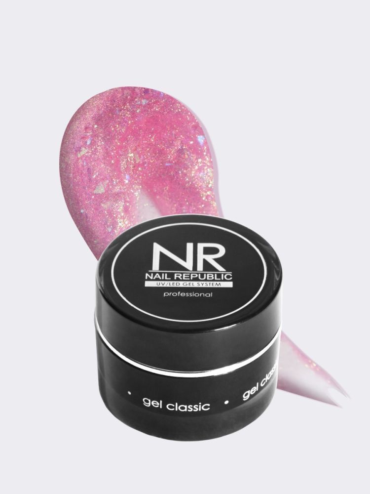 NR, Glam Gel №232, 15 мл ЧЗ