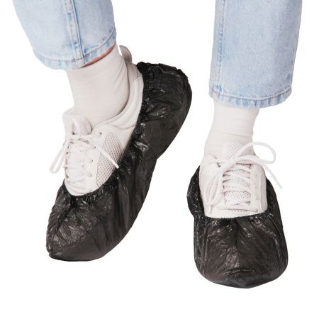 Elegreen, Бахилы медицинские п/э черные 3,7 гр, 50 пар, арт. ЭГЦЧ-40/2