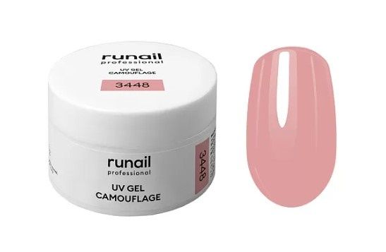 Runail, Камуфлирующий УФ-гель (цвет: Нежный лепесток), 15 г №3448