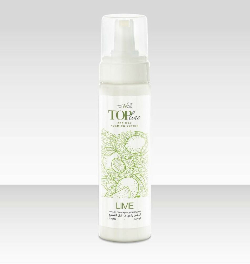 ItalWax Top Line, Лосьон-пена до депиляции "Лайм", 200 мл