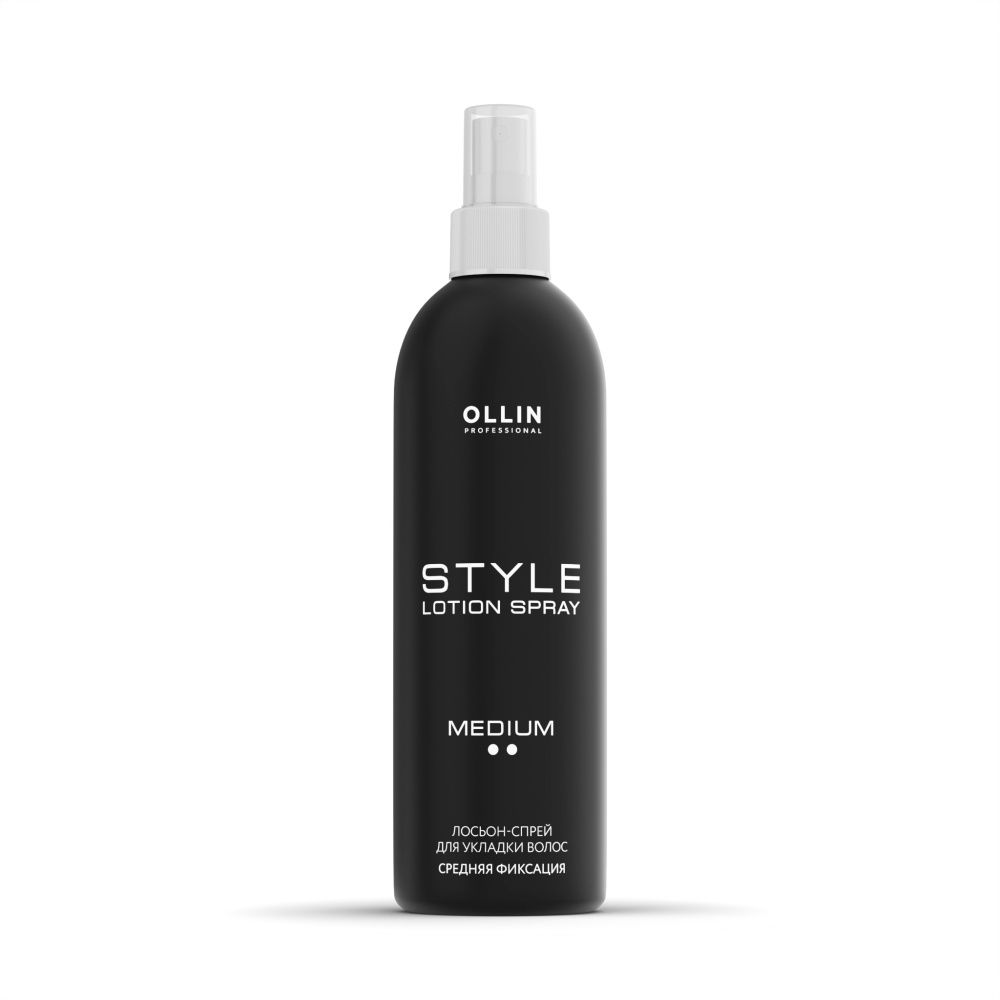 OLLIN STYLE , Лосьон-спрей для укладки волос средней фиксации 250мл ЧЗ