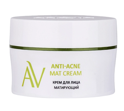 ARAVIA Laboratories А048, Крем для лица матирующий Anti-Acne Mat Cream, 50 мл