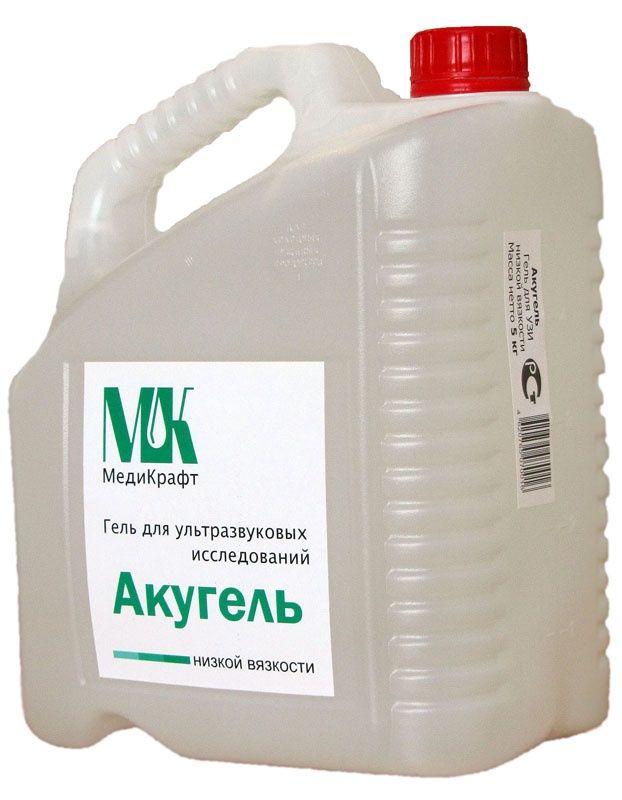 Акугель, Гель д/УЗИ низкой вязкости (бесцветный), 5кг