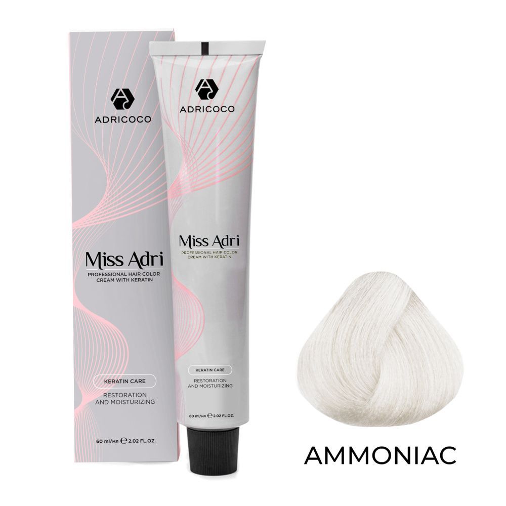  ADRICOCO, Крем-краска д/волос Miss Adri корректор Аммиачный 0/00A, 60 мл, арт.8713989
