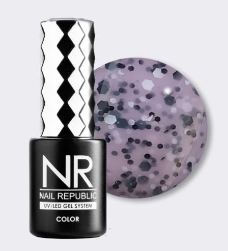 NR, 706 Гель-лак Stone crumb, Розовый дым, 10 мл