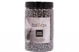 ItalWax, Воск горячий (пленочный) "POUR HOMME" (мужской), гранулы, 500 гр (Ч/З)