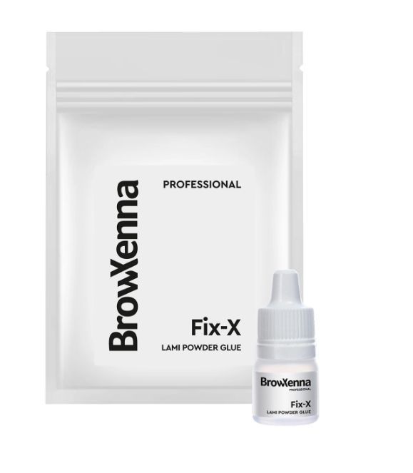 BrowXenna, Пудра для ламинирования Fix-X Lami Powder Glue, 3 мл, 1 шт.