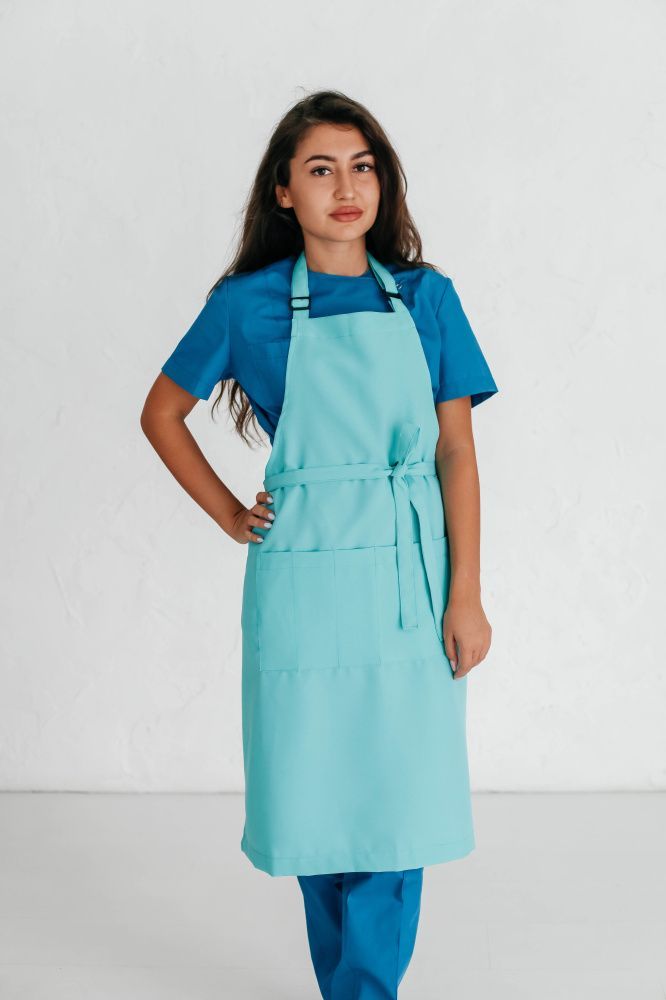 Фартук ТКАНЕВЫЙ БИРЮЗОВЫЙ 1ШТ